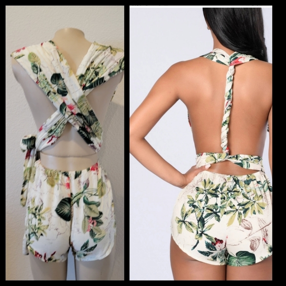 🆕️Fashion Nova welcome to the jungle romper - Picture 2 of 6